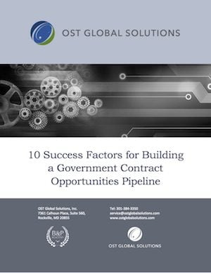 Ebook: 10 Success Factors for Building a Government Contract Opportunities Pipeline