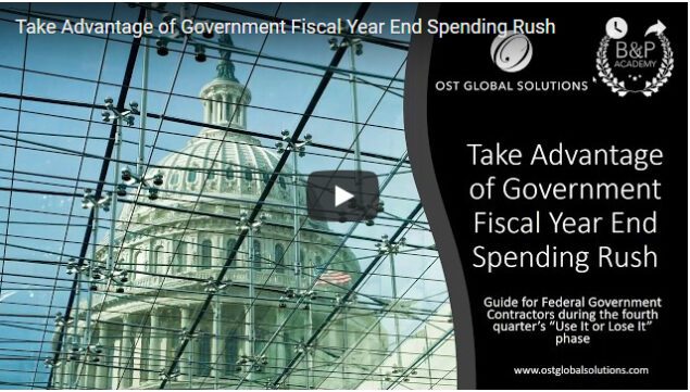 How to Take Advantage of Government Fiscal Year End Spending Rush