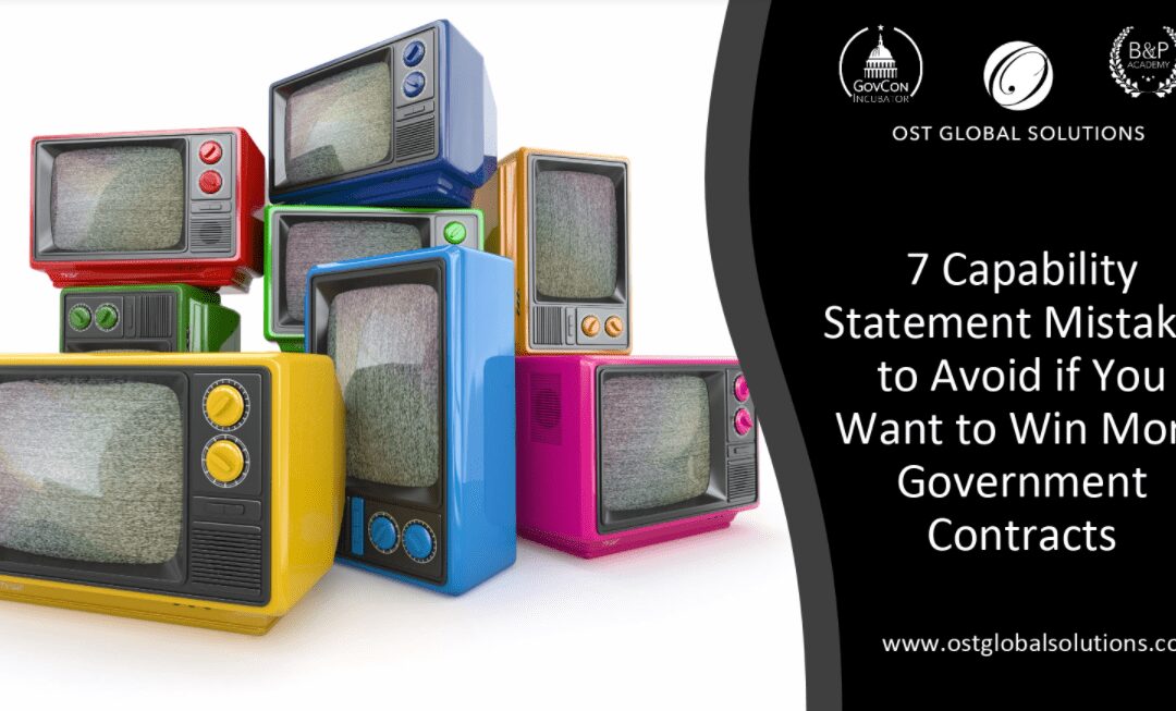 Top 7 Capability Statement Mistakes to Avoid