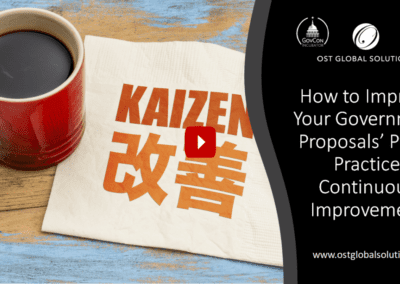 Improving Your Government Proposals’ Pwin Part 4: Practice Continuous Process Improvement
