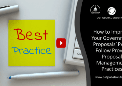 Improving Your Government Proposals’ Pwin: Follow Proposal Management Best Practices