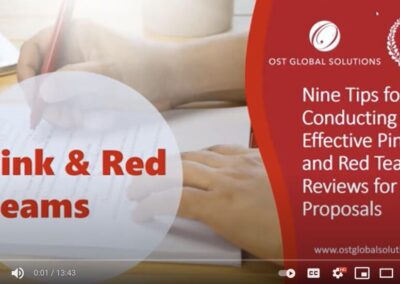Nine Tips for Conducting Effective Pink and Red Team Reviews for Your Proposals