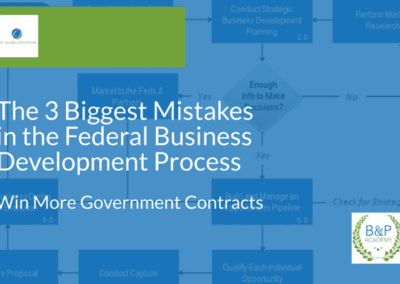The 3 Biggest Mistakes in the Federal Business Development Process
