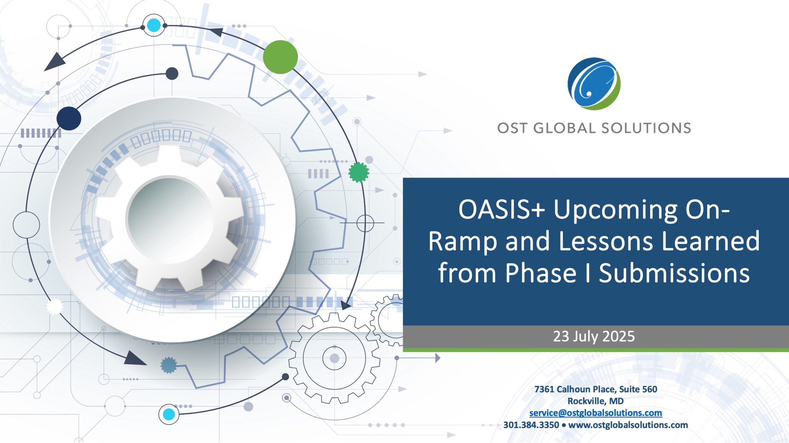 Webinar Recap: OASIS+ Phase II – Lessons Learned and What’s Next