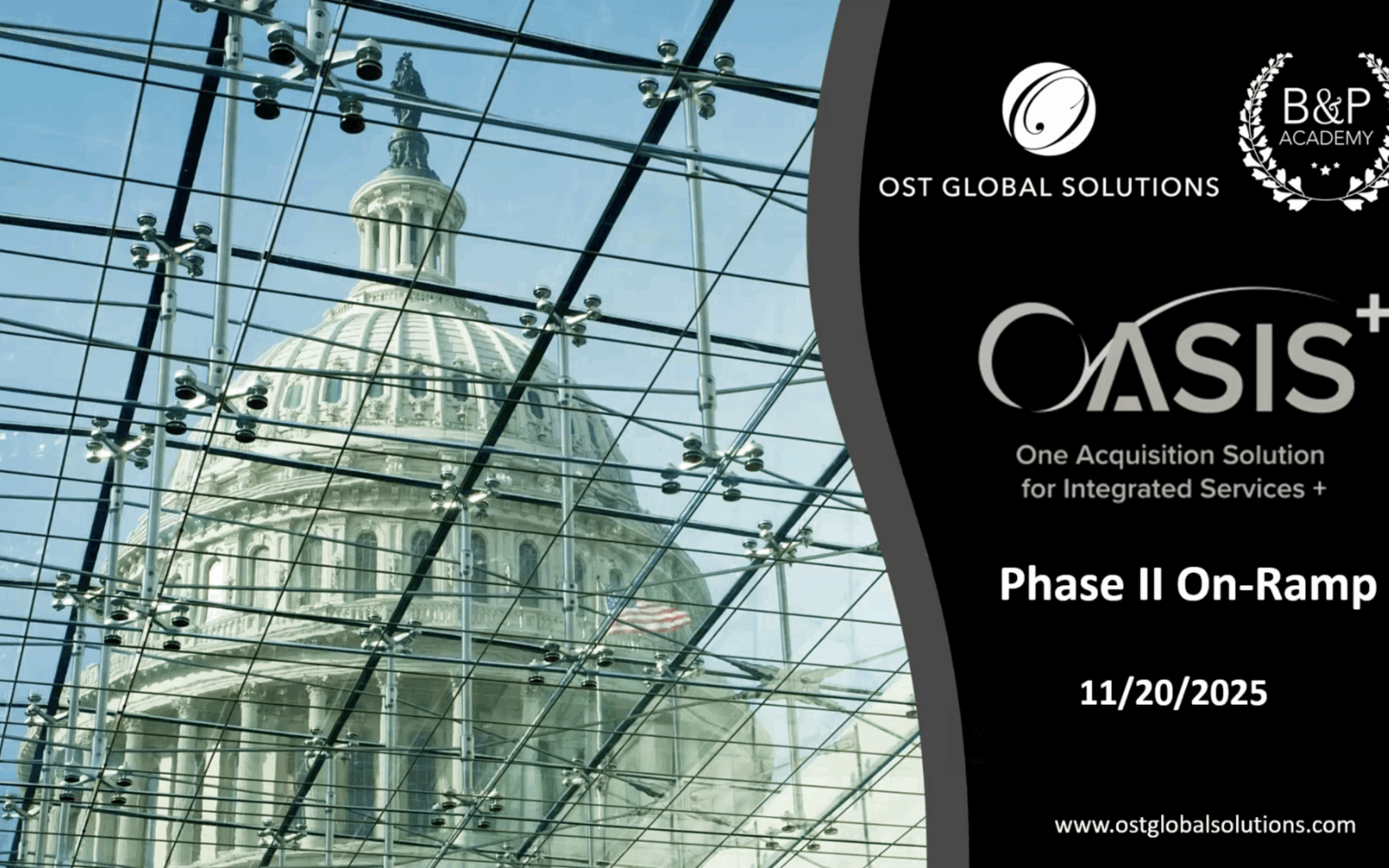 Webinar Recap: OASIS+ Phase II – Lessons Learned & What’s Next