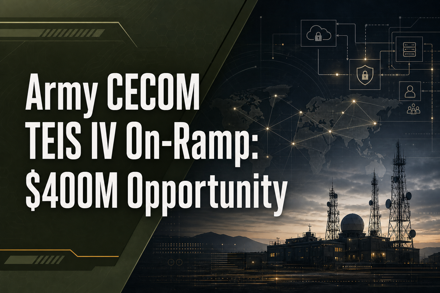 Army CECOM TEIS IV On-Ramp: $400M Opportunity for Defense IT Engineering Firms