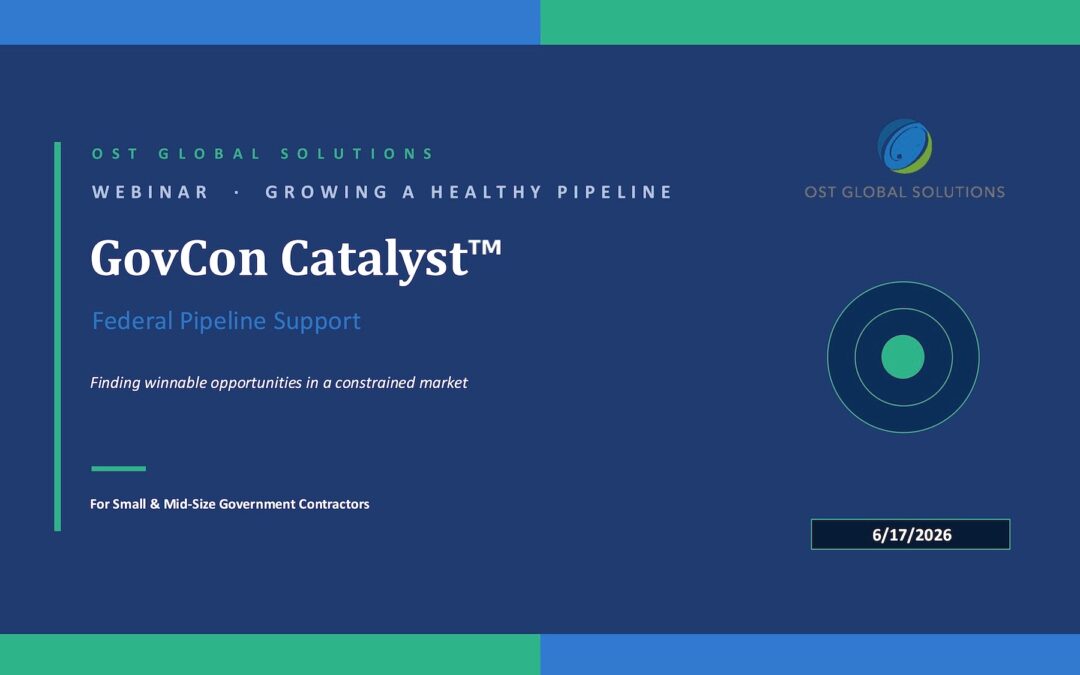 Webinar Recap: Is Your Federal Pipeline Running Dry?