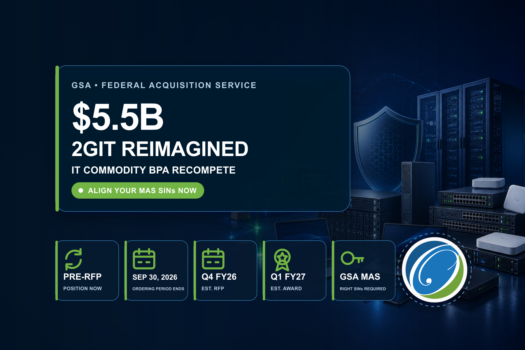 GSA 2GIT Reimagined: $5.5B IT Commodity Vehicle Recompete