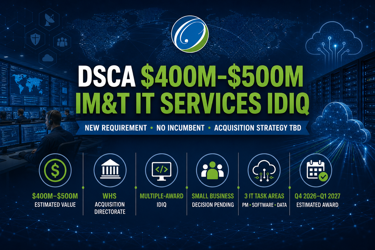DoD DSCA $400M–$500M IT Services IDIQ