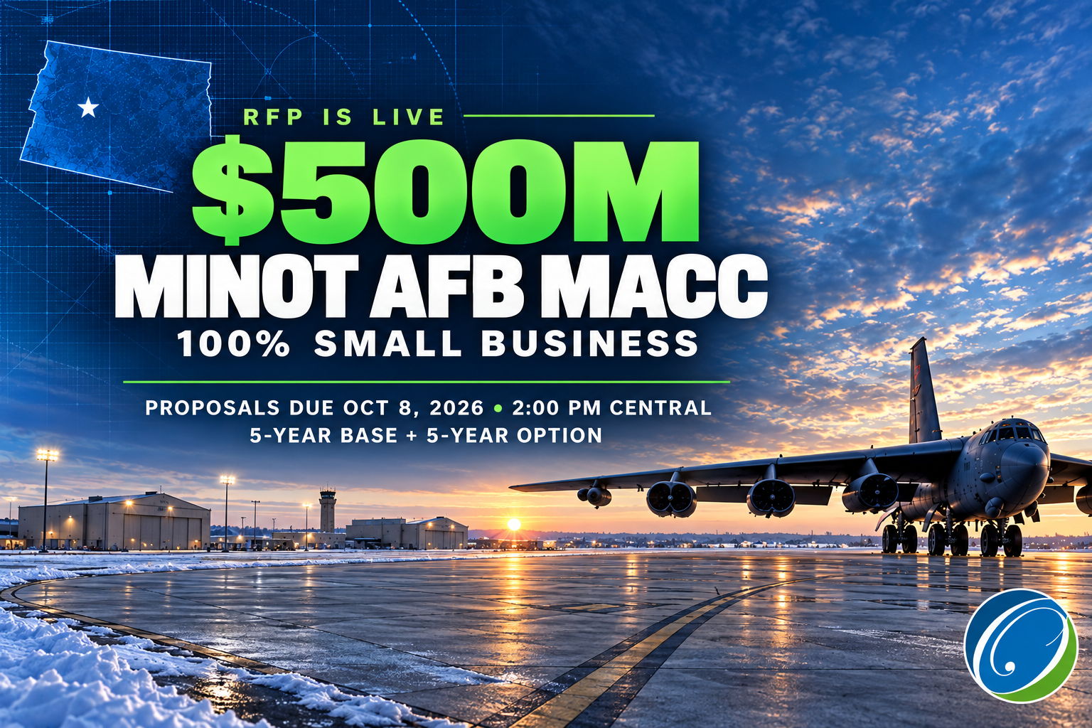 $500M Minot AFB MACC — 100% Small Business – RFP is Live